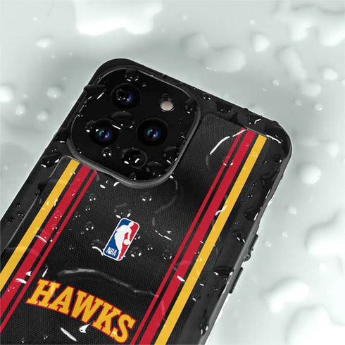 NBA Atlanta Hawks Jersey iPhone 15 Pro Waterproof Case